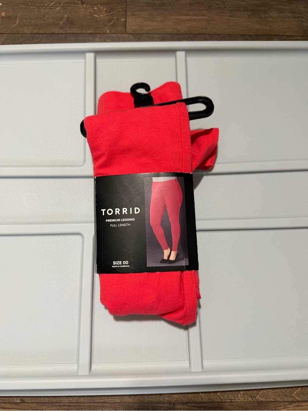 Torrid Red Full-Length Leggings